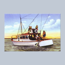 Fort Pierce Florida Deep Sea Catch canvas prints
