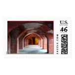 fort point, arch, arches, archway, brick,