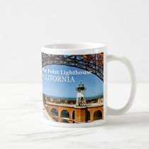 Fort Point Lighthouse, California Mug mugs
