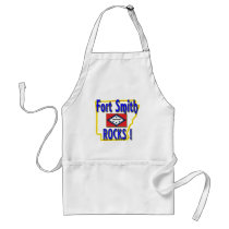 Fort Smith Rocks ! (blue) aprons by ArkansasDotCom Fort Smith Rocks ! (blue) aprons