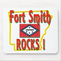 Fort Smith Rocks ! (red) mousepads