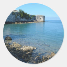 Fort St. Catherine, Bermuda Round Sticker