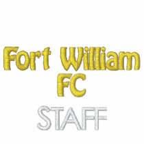 Fort William FC, STAFF Ladies Fitted Polo embroidered shirts by AmericasTeamFC Fort William FC, STAFF Ladies Fitted Polo embroidered shirts