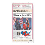 obama, election, day, front, page, texas