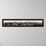 Fort Worth Texas Scene Photo 1910 Poster