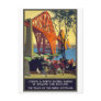 Forth Bridge - Vintage Travel Poster Art Postcard