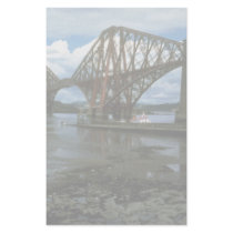 Forth Railway Bridge over Firth, Scotland Personalized Stationery