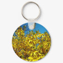 Forthysia keychain