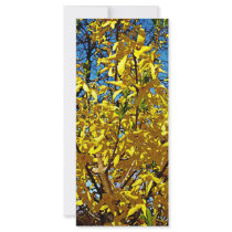 Forthysia Personalized Rack Card