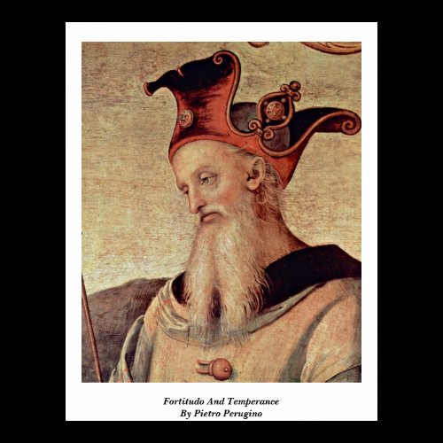 Fortitudo And Temperance By Pietro Perugino Posters