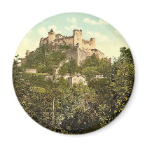Fortress High-Salzburg (i.e., Hohensalzburg), Salz Refrigerator Magnet
