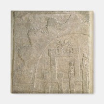 Fortress under Siege, from Nimrud, Iraq Fridge Magnets