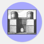 FORTRESS WALL ROUND STICKER