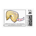 Fortune Cookie Cartoon Personalized Postage Stamps