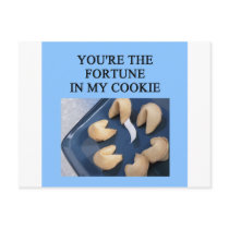 fortune cookie lover postcards