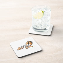 Fortune Cookie - You are gay Beverage Coasters