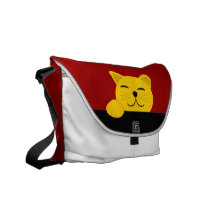 Fortune Kitties Messenger Bags