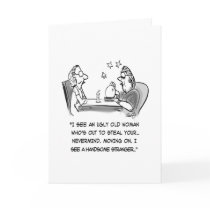 Fortune Teller Cartoon Card