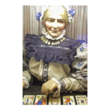 Fortune Teller from Santa Cruz Boardwalk Stationery Design