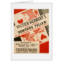 Fortune Teller Opera 1937 WPA cards by lc_wpa Fortune Teller Opera 1937 WPA cards