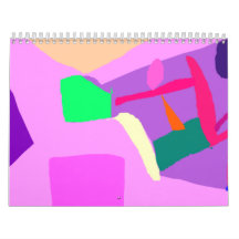 Fortune Time Spirit Human Kandinsky Robot.pdf Wall Calendar