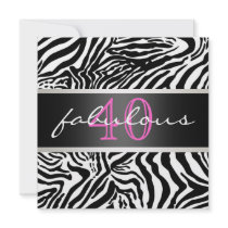 Forty Birthday Invitation