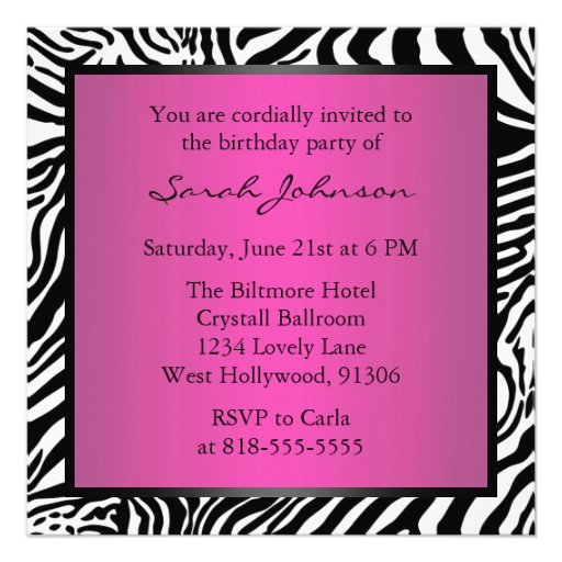Forty Birthday Invitation