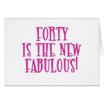 Forty is the New Fabulous Products Card