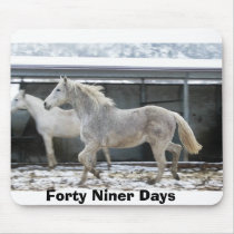 Forty Niner Days Snow Day mousepads