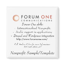 Forum One Magnet by NonProfit Forum One Magnet