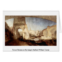 Forum Romanum By Joseph Mallord William Turner Cards
