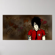 Forumwarz Emo Kid Poster