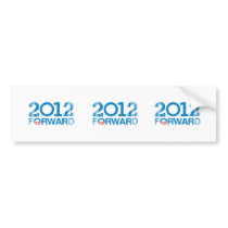 Forward 2012 Vintage Bumper Sticker