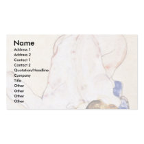 Forward Flexed Female Act By Schiele Egon Business Cards