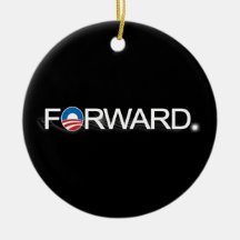 Forward for Obama 2012 Christmas Tree Ornament