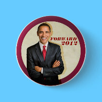 Forward with Obama in 2012 buttons