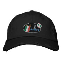 Forza Azzuri black logo version ladies cap embroidered hats