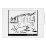 Foss Passant Greeting Cards