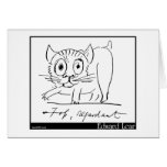 Foss Regardant Greeting Card