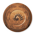 Fossil fractal mirror magnets by fractalART Fossil fractal mirror magnets