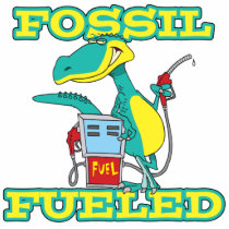 FOSSIL FUELED funny dinosaur cartoon Photo Cutout