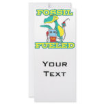 FOSSIL FUELED funny dinosaur cartoon rack cards