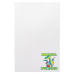 FOSSIL FUELED funny dinosaur cartoon stationery