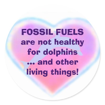 Fossil Fuels are Not Healthy sticker by BoldlyLiberal