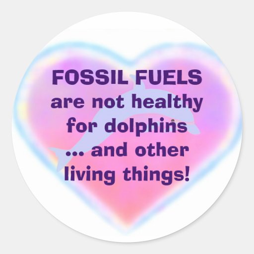 Fossil Fuels are Not Healthy sticker