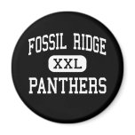 Fossil Ridge - Panthers - High - Keller Texas Refrigerator Magnets