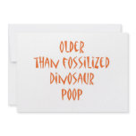 Fossilized Dinosaur Poop Custom Announcements