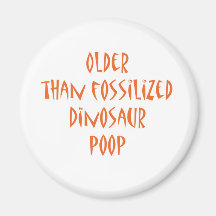Fossilized Dinosaur Poop Magnet