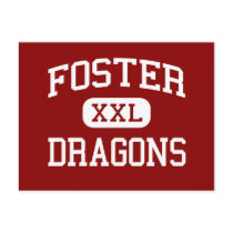 Foster - Dragons - Middle School - Longview Texas Postcard