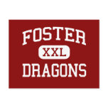 Foster - Dragons - Middle School - Longview Texas Postcard